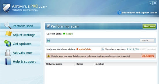 Antivirus Pro Screenshot Antivirus Pro Screenshot